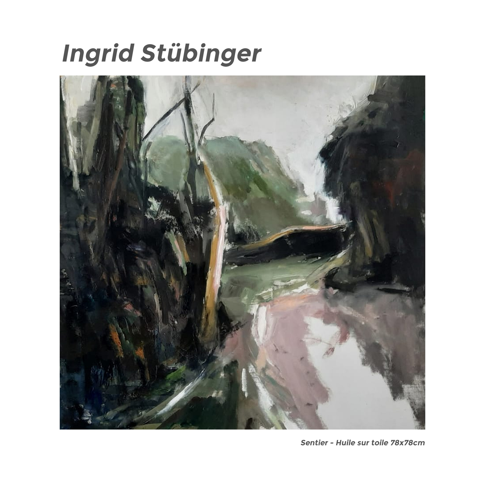 Exposition Ingrid Stübinger Pavé d'Orsay Paris